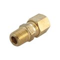 Jmf 1/4 in. Compression X 3/8 in. D MPT Brass Connector 4503306